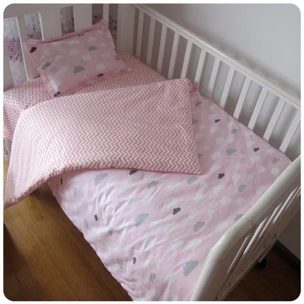 Промо-акция! Набор постельных принадлежностей для малышей из 3 предметов, комплекты для детской кроватки, включает в себя(пододеяльник/простыня/наволочка