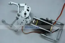 Free shipping 2 dof machine arm claws robot arms paw is 5 3cm maximum angle