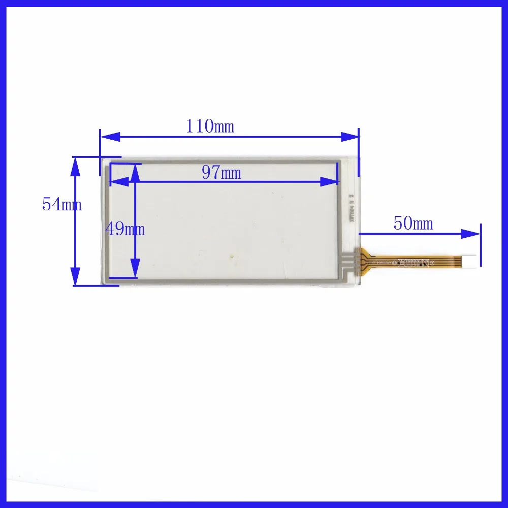 

XWT237 110mm*54mm 3.8inch XWT604 4 lins Resistance Touch Screen glass touchsensor 110*54 touchglass digitizer this is compatible