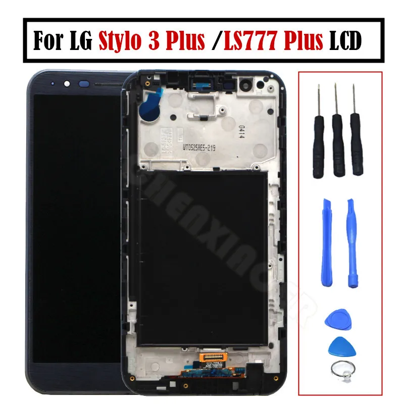 

For LG Stylo 3 Plus LS777 Plus LCD Display and Touch Screen Digitizer Assembly without Frame or lcd with frame for stylo 3 plus