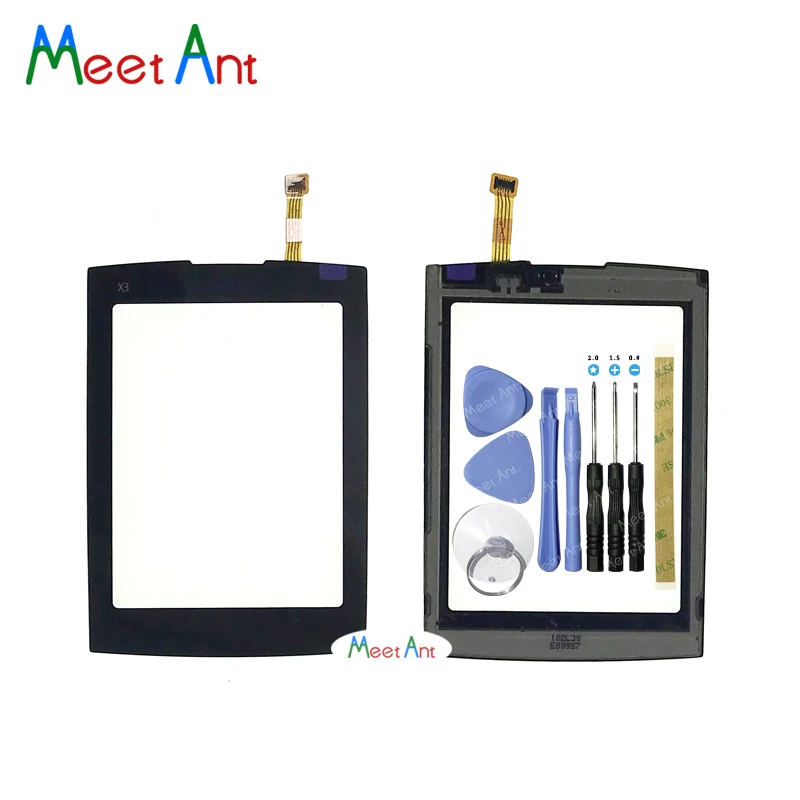 

Replacement High Quality For Nokia X3 02 X3-02 Touch Screen Digitizer Sensor Outer Glass Lens Panel Black