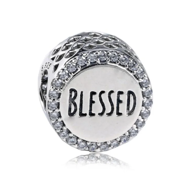 Graceful Good Quality Solid Jewelry Blessed Theme 925 Sterling Silver