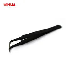 YH-T2-15 из нержавеющей стали Антистатические Пинцет, заостренный, Изогнутый пинцет