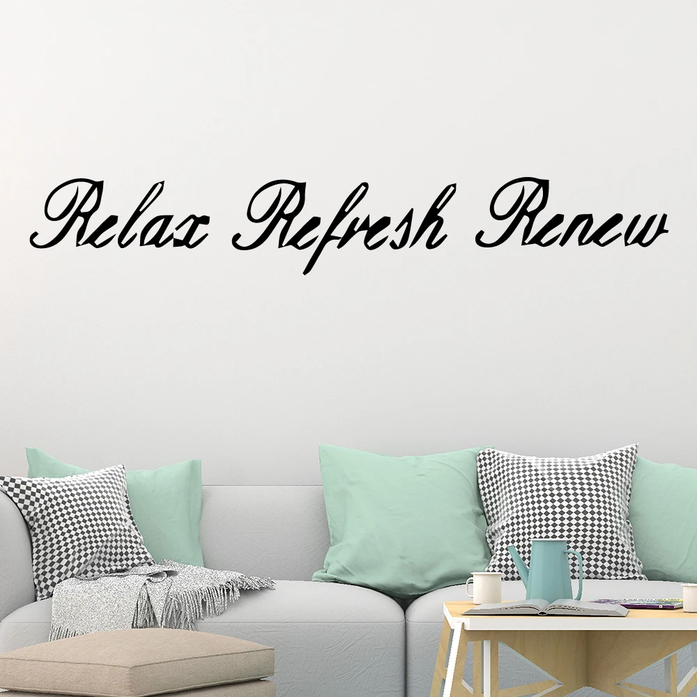 

Hot phrase Vinyl Decals Wall Stickers Decor Living Room Bedroom Removable Decor Wall Decals naklejki na sciane