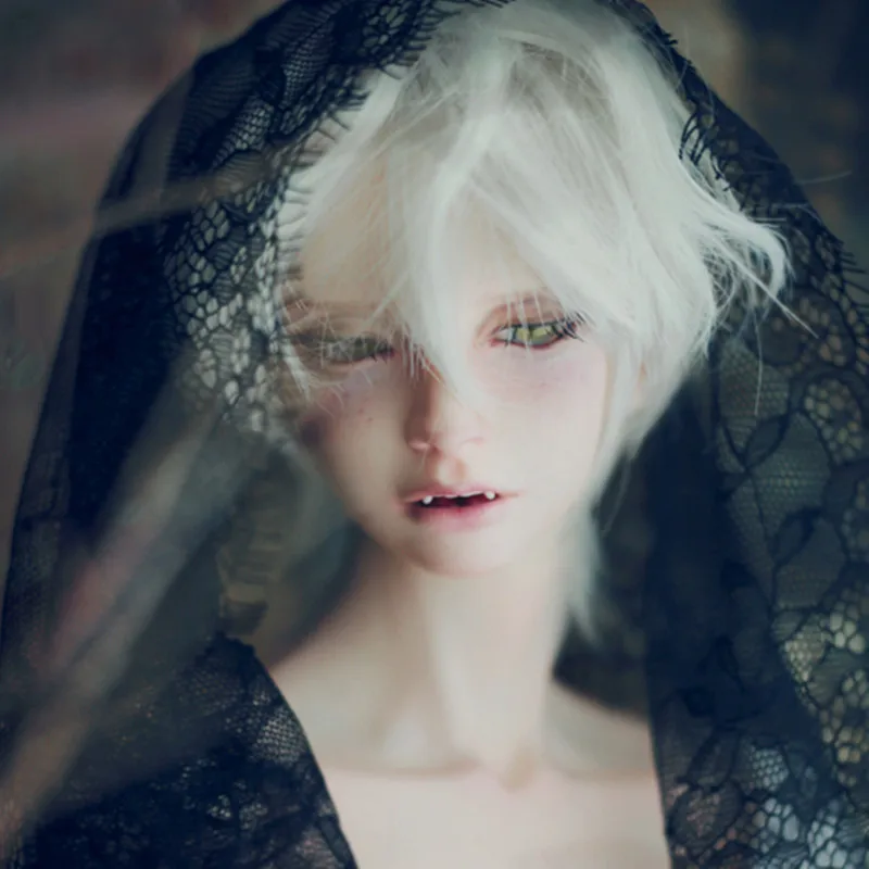 Новые полки Advanced смолы BJD 1/3 Soseo Heiligen Ver Манн вампир Zwei zahn teile Free eye