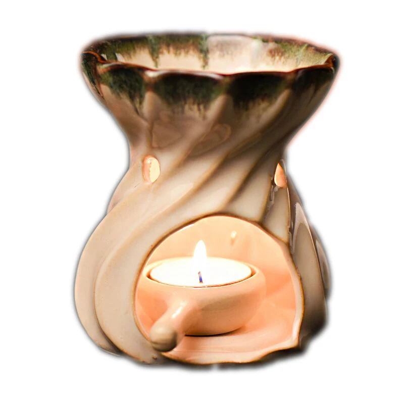 

10 Kind Choice Thai Style Oil Furnace Ceramic Fragrance Lamp Bedroom Oil Lamp Aroma Burner Home Decoration S $