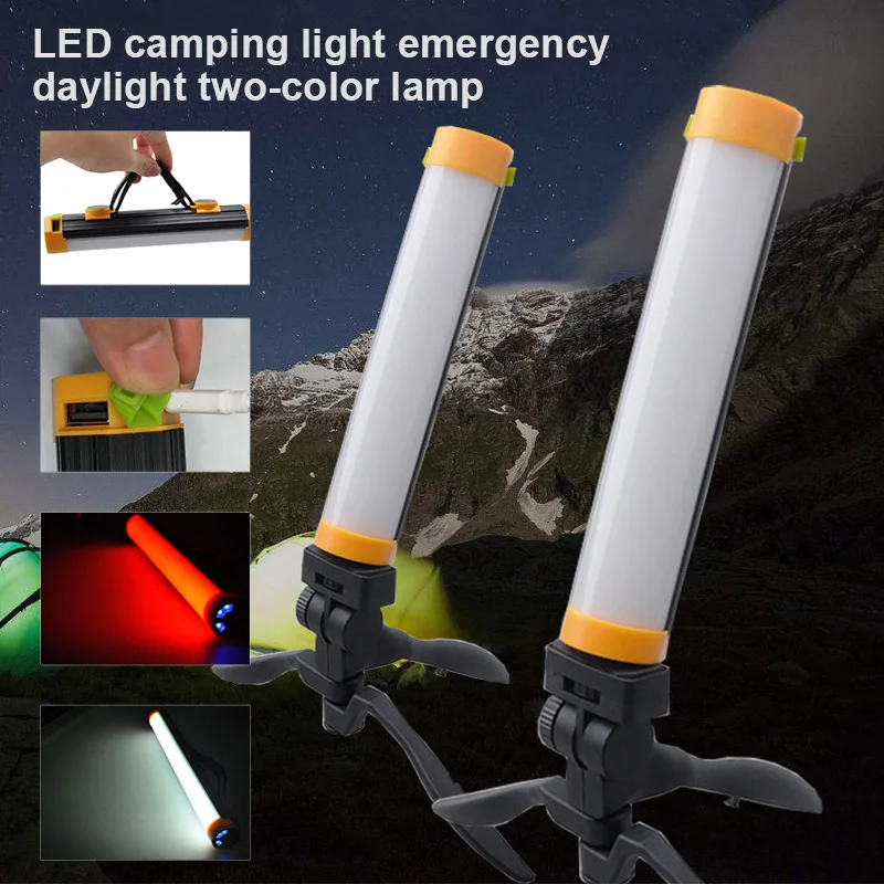 

Hot Portable Camping Lights with Hanging Rope 2 Color Emergency Lights LSK99