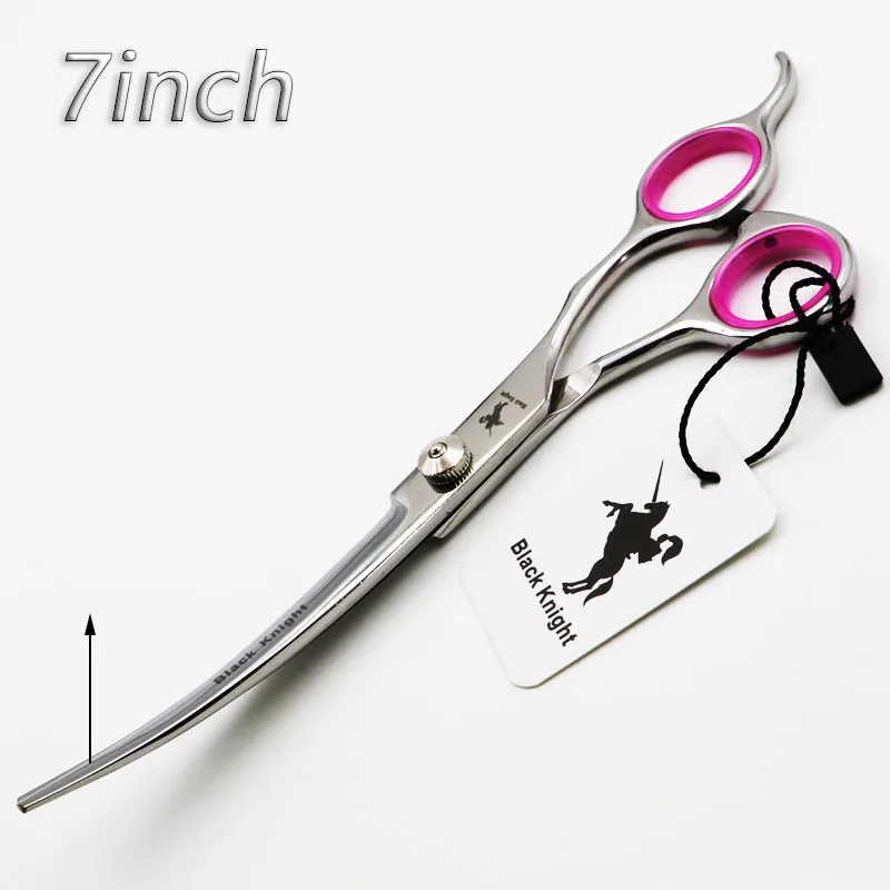 

Pet Scissors 7" Cutting Curved Pet Grooming Scissors Professional Shears Salon Barber Using Dogs & Cats