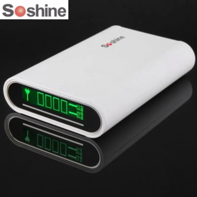 SoShine E3 4x18650 Батарея Портативный Мощность банк Зарядное устройство для iPhone для samsung