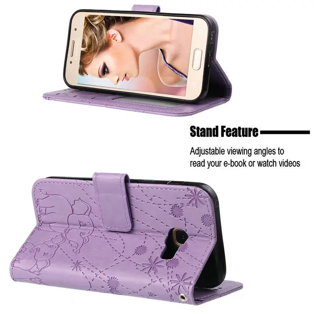 Для samsung Galaxy A5 случае Coque samsung A3 чехол 3D милый кошелек откидная крышка для samsung A5 случае GalaxyA3 A320 A520