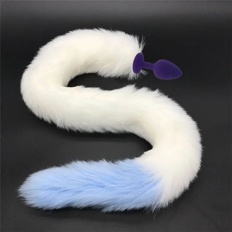 Анальная пробка с лисьим хвостом 80 см | Красота и здоровье