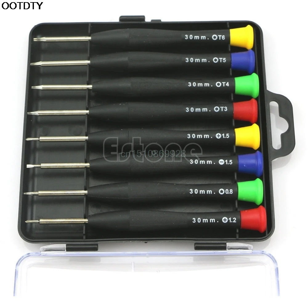 

8 in 1 Precision Mini Screwdriver Pocket Repair Tools Set For Cell Phone PC