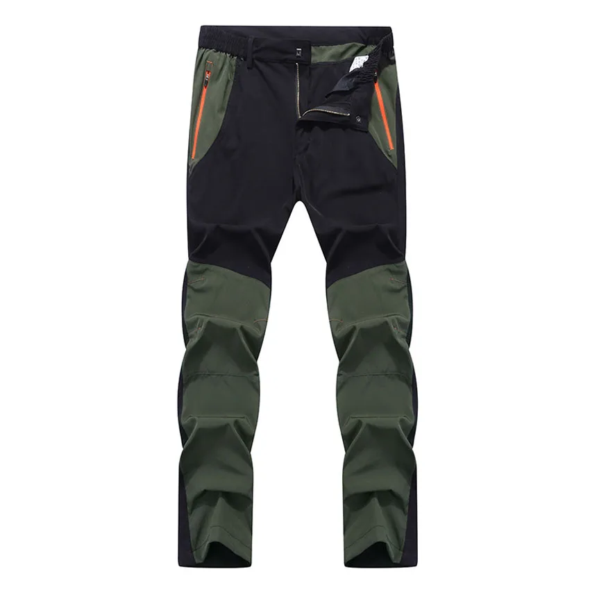 WindTaste de verano de los hombres de Camping al aire libre pantalones de secado rápido de Trekking senderismo pesca de escalada impermeable elástico pantalones KA008
