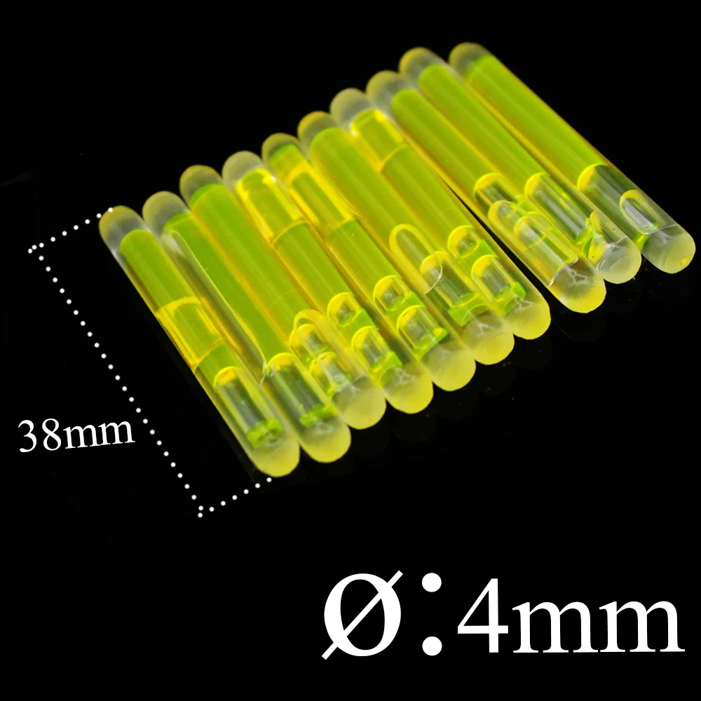 Светильник-палка 5 шт./10 шт./лот 4,0*38 мм рыболовный светильник видимость светящийся флуоресцентный светящийся поплавок для ночной рыбалки для карпа