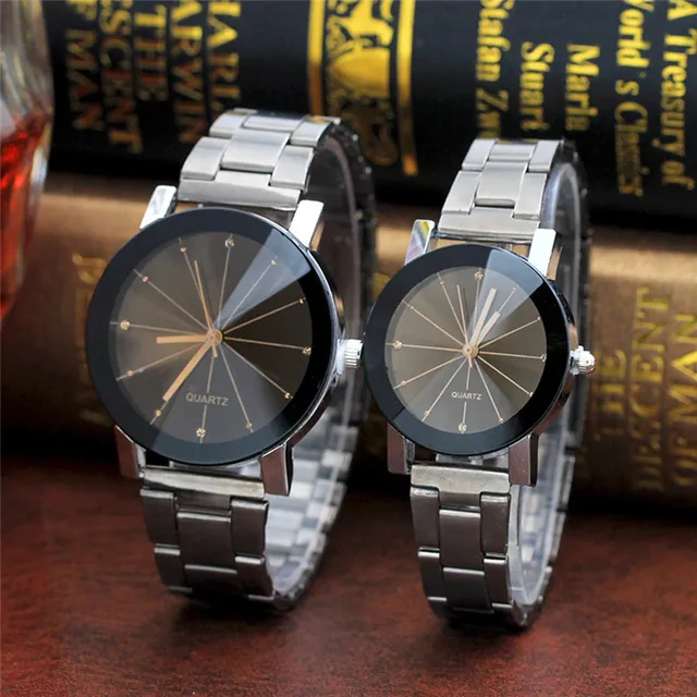 Fashion Lover's Watch Men Women Stainless Steel Band Analog Gear Quartz Movement Fashion Lover's Watch Men Women Stainless Steel Band Analog Gear Quartz Movement