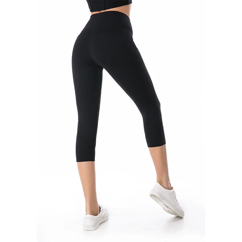 

Yoga Sports Trousers Female Fitness Yoga Suit Tights Running Sportswear Stretchy Leggings Tummy Control Gym Compression Pants