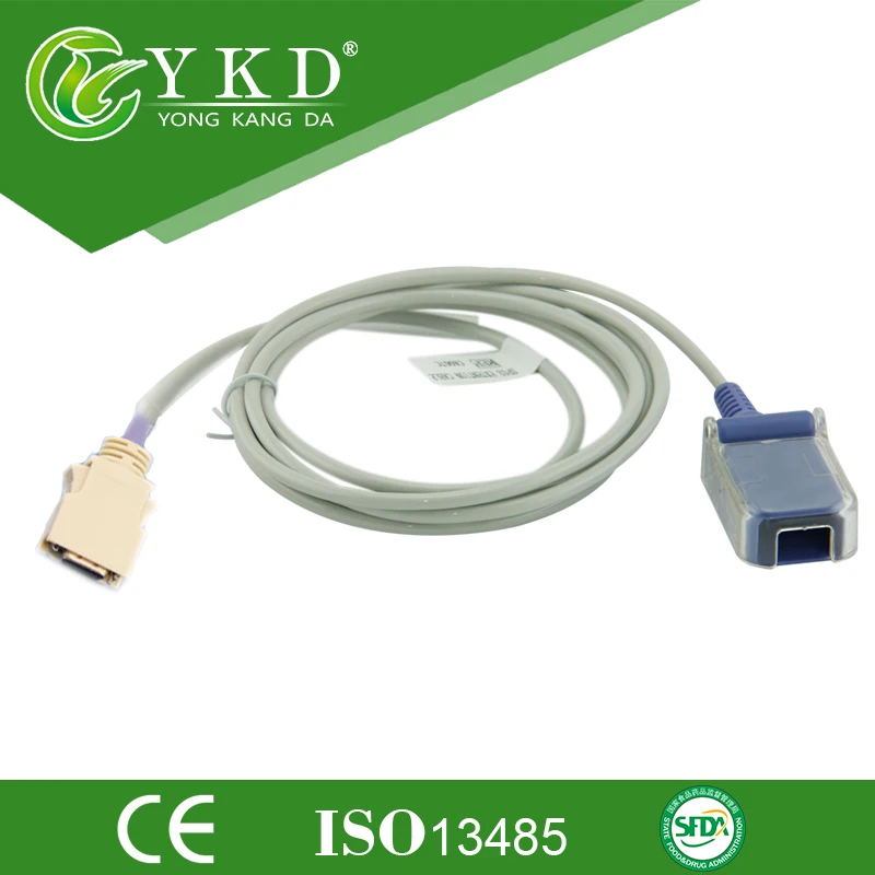 

Compatible for n-395 n-6000 n-3000 Colin Spo2 Sensor Extension Cable, 5PCS/LOT