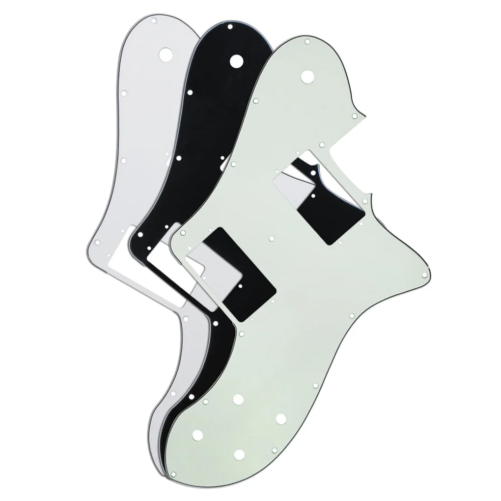 3pcs Black/ White/ Ivory 3Ply Guitar Pickguards 14Holes Tele Pickguards for 72 RI Tele Guitar