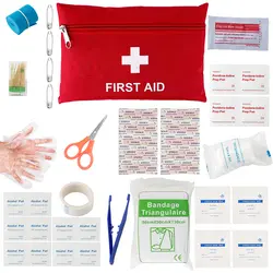 41 шт., мини-аптечка, медицинская помощь, сумка, водонепроницаемая, походный, походный цикл, сумка для первой помощи для дома, на открытом