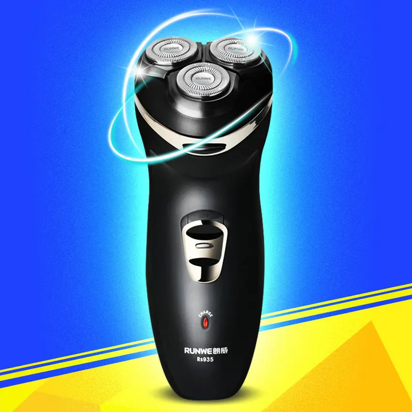 

RUNWE men 3D brand new electric razor RS 935  electric shaver,shaving Floating original RAZOR BLADES electric beard nose hair