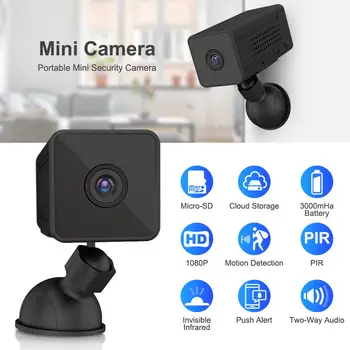 

Mini Camera HD Action Camera HD 1080p With Night Vision 2MP Mini DV Camera Motion Detection DV Monitor camera