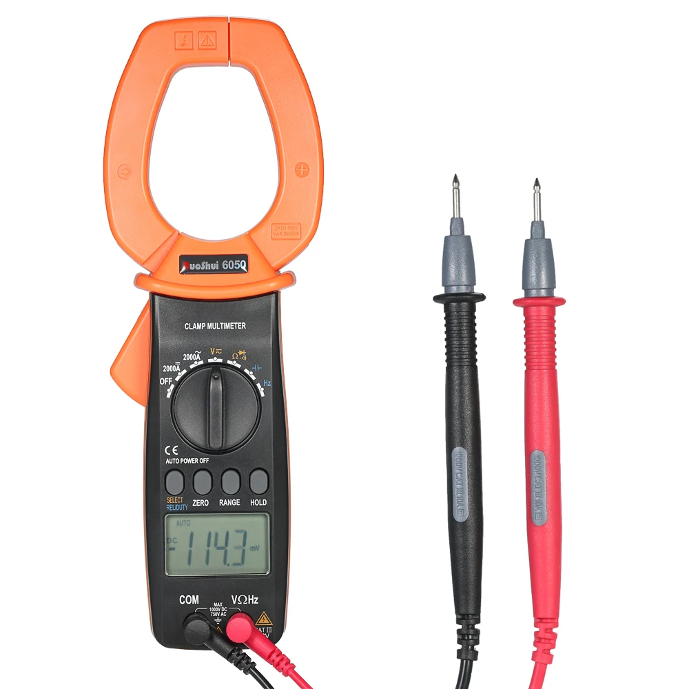 

Digital Clamp Meter Multimeter mini current clamp AC/DC Voltage Current Meter Auto-range Capacitance Resistance Diode Tester