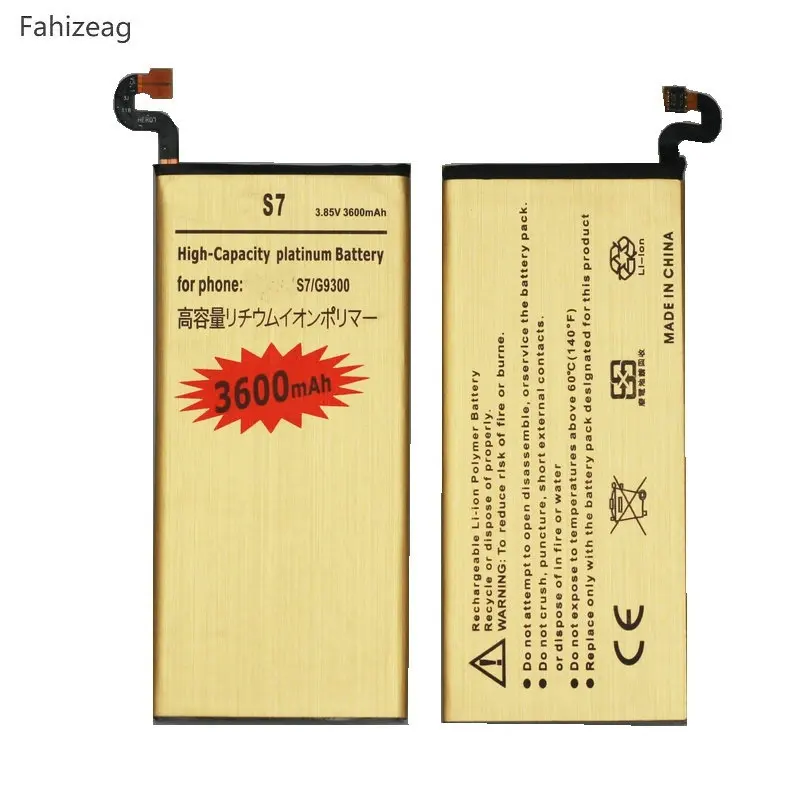 Fahizeag качественный 3600 мАч EB BG930ABE для замены батареи Samsung Galaxy S7 G9300 SM G930 G930V G930A