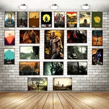 Fallout игра Металлическая жестяная вывеска винтажные таблички для стены паба дома искусство Ретро Бар украшения A-5774