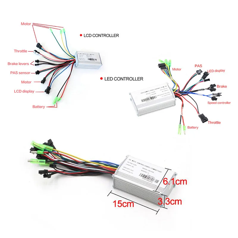 36V 250 W 500 комплект для переоборудования электрического велосипеда Ebike Kit