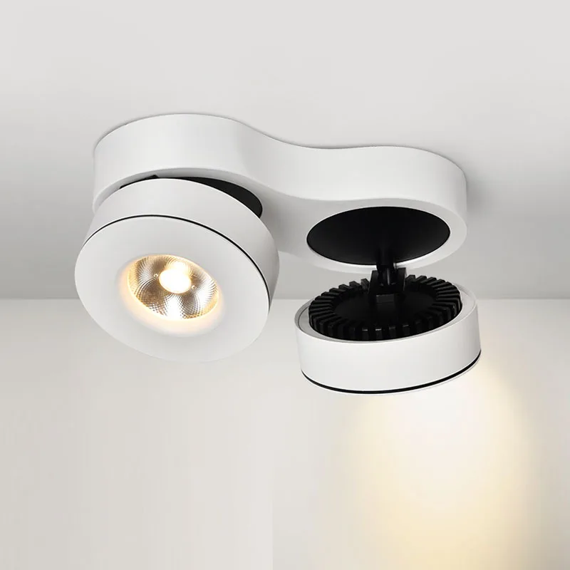 2020 NEW Nordic 12W*2pcs CREE LED wall mounted LED exhibition hall aisle window  adjustable spotlight Nordic creative spotlight