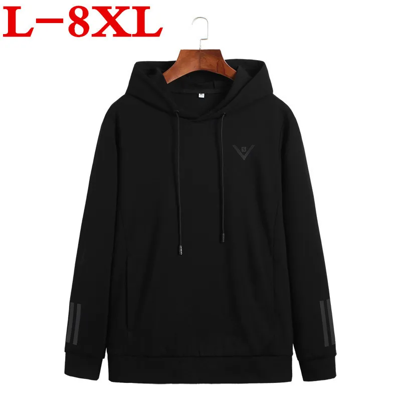 8xl 10xl plus size Autumn New Arrival High Printed Sportswear Men Sweatshirt Hip-Hop Male Hooded Hoodies Pullover Hoody clothing