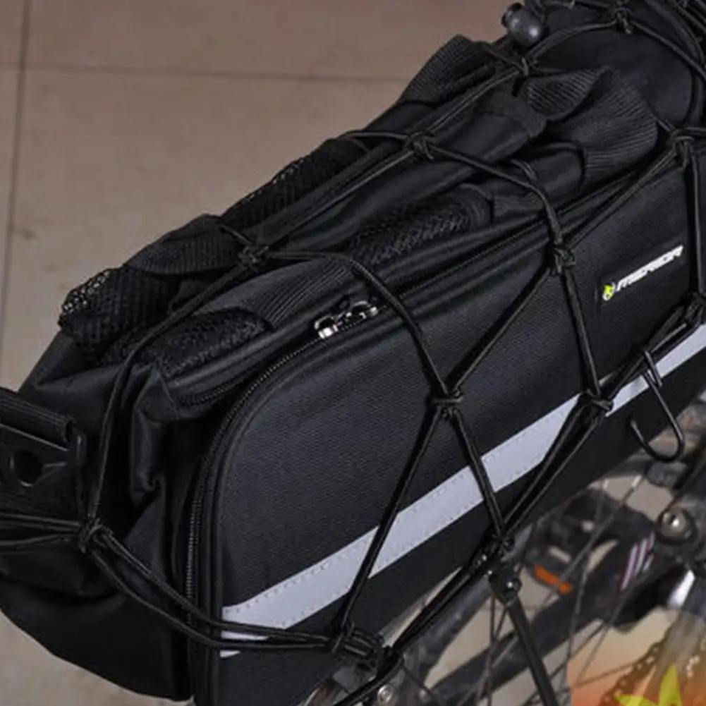 LumiParty Heavy Duty Cargo Net Cycling Bag for Motorcycles ATVs Premium