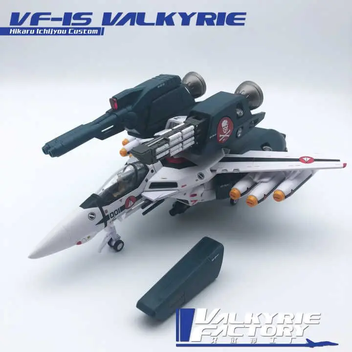 Macross Valkyrie Factory VF 1/60 VF-1S VF1S Strike Valkyrie Hikaru Ichijo style w/супер космическая часть комплект для обновления фигурки