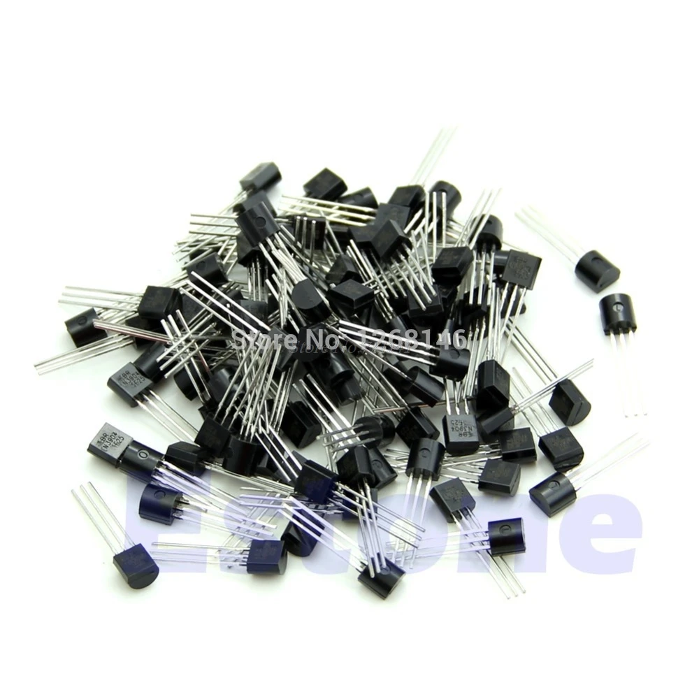 

New 100Pcs New 2N3904 TO-92 NPN General Purpose Transistor