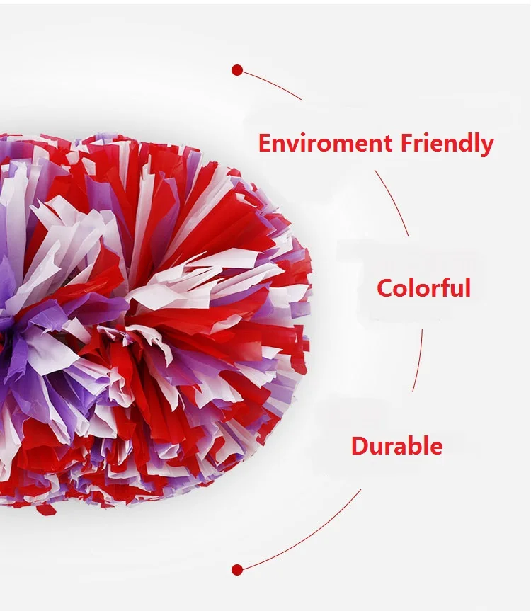 1 قطع التشجيع التشجيع بوم بومس بوم الكريات المشجع أضاليا الكرة الرقص حزب حلي الإكسسوار مجموعة مزدوجة الألوان