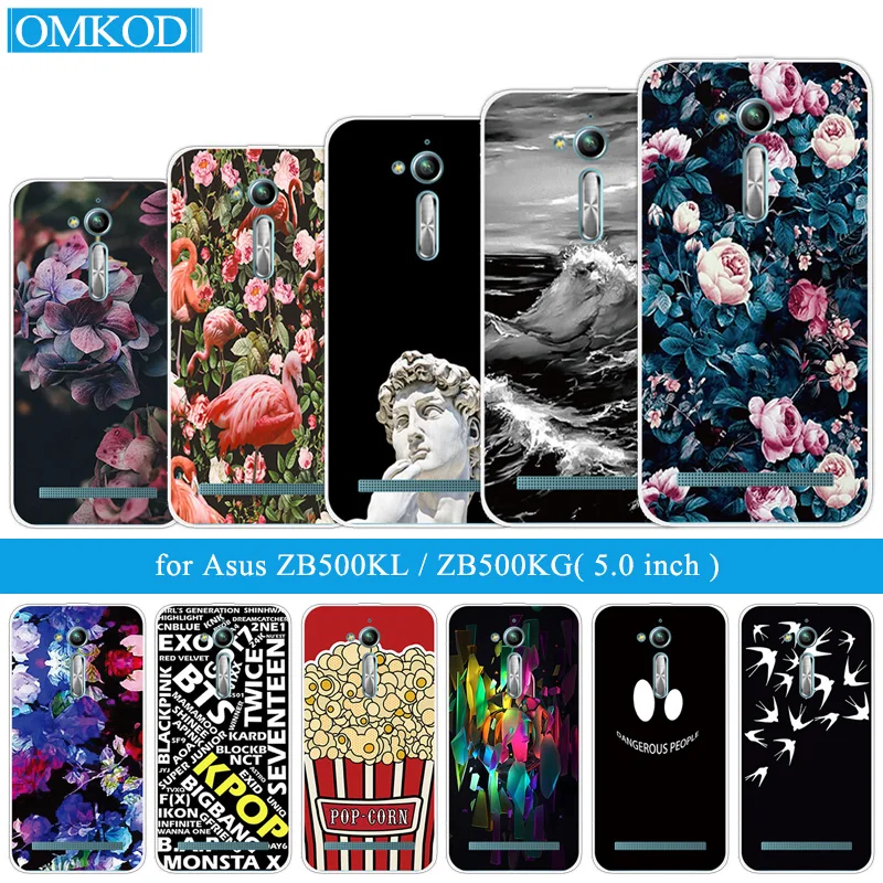 

5.0 inch For ASUS Zenfone GO ZB500KL DIY Mainstream Phone Cases Soft Silicone Clear TPU For Asus ZB500KL Protector Back Cover