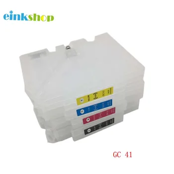 

einkshop GC41 Refillable Ink Cartridge For Ricoh GC41 With Chip for Ricoh SG2100N SG3100 SG3100SNW SG3110DNW SG3110DN SG3110SFNW