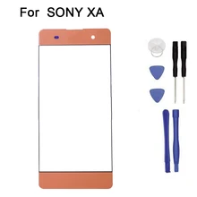 Сенсорный экран для SONY Xperia XA F3111 F3112 F3113 F3115 сенсорный экран дигитайзер Передняя стеклянная Сенсорная панель Замена+ инструмент