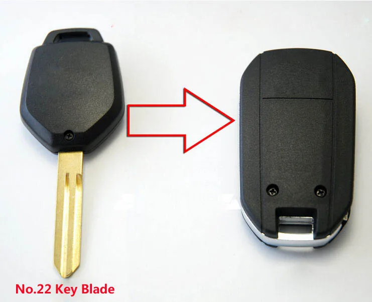Subaru Forester XV Legacy Outback 3 button Modified key shell (6)