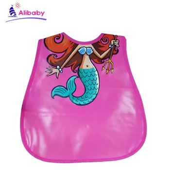 

New High quality Baby Bandana Bibs EVA Plastic Waterproof Lunch Bibs Infants Cartoon Bibs Baberos For Children Feeding Clothing