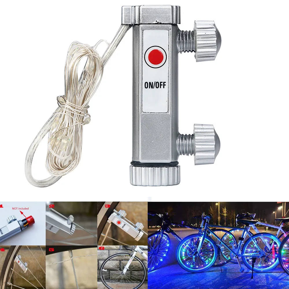 

20 LED Bicycle Lights Mountain Bike Light Spoke Wheel Lamp Bike Accessories Water resistant design bike accessories Outdoor