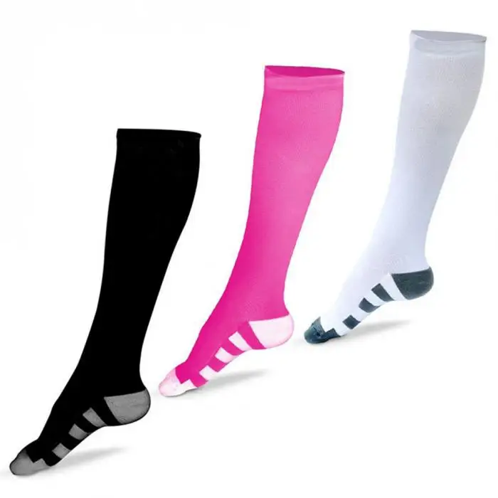 Компрессионные носки для мужчин и женщин, защита для голени, защитные чулки для бега, футбола, велоспорта, катания на лыжах, B2Cshop