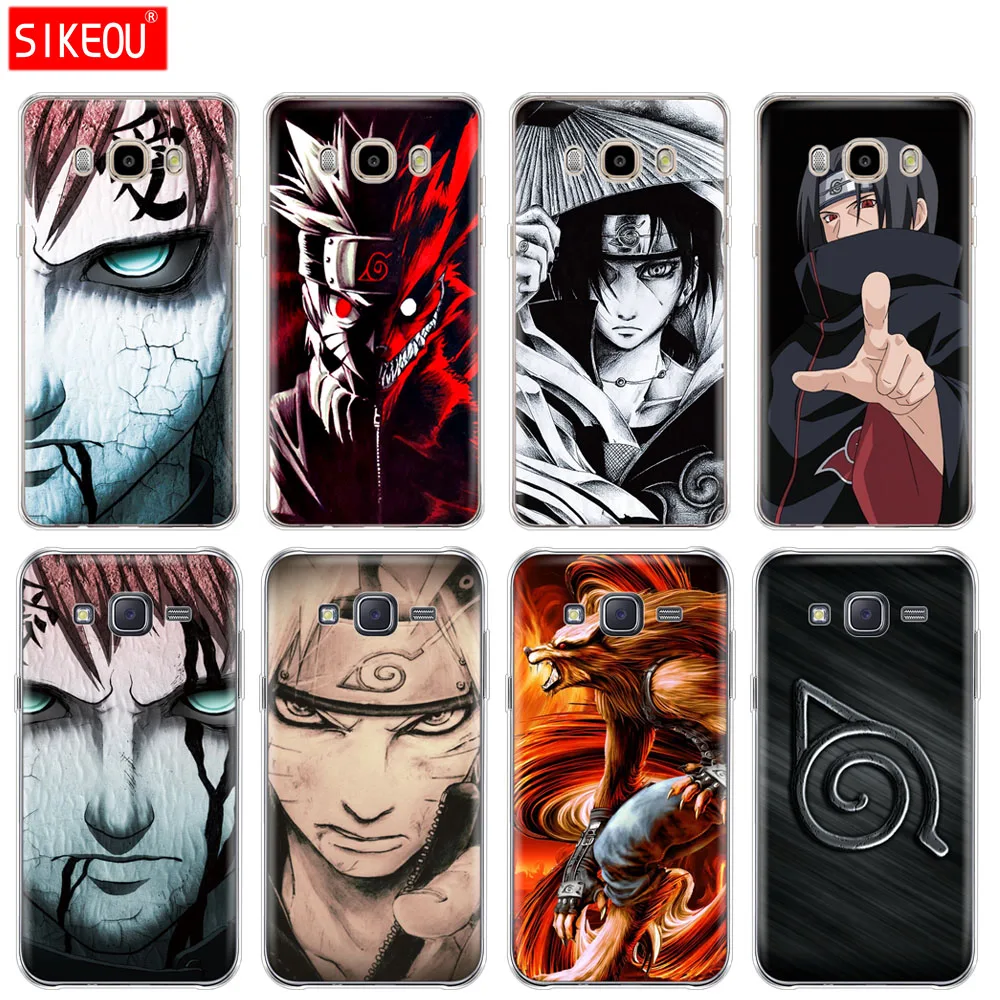 

silicone cover phone case for Samsung Galaxy J1 J2 J3 J5 J7 MINI 2016 2015 prime Naruto Sasuke Anime Minato