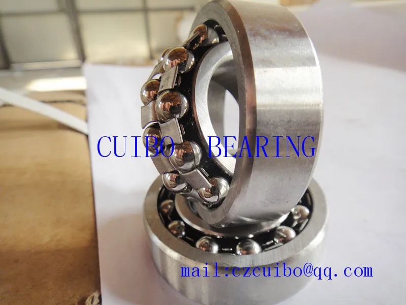 

FREE SHIPPING 1PCS stainless steel bearings 440 Stainless steel self-aligning ball bearings S1304 Size 20*52*15