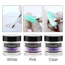 ROSALIND акриловый порошок кристаллический полимер накладные Советы Дизайн ногтей строитель для маникюра ногтей полимерные инструменты