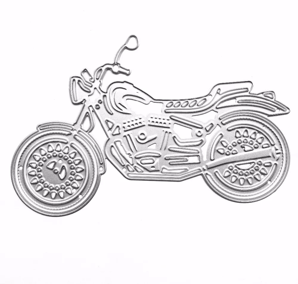 

Motorcycle Pattern Metal Cutting Dies Stencils DIY Scrapbooking Album Decorative Cutting Dies Scrapbooking Home Crafts