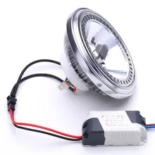 2 шт. 15 Вт COB Светодиодный прожектор Светодиодный светильник AR111 G53 светодиодный лампа Теплый/Холодный белый AC85-265V включить драйвер 15 Вт светодиодные лампы