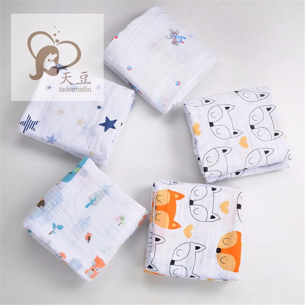 New Design Swaddle Blankets Muslin 100 Cotton Baby Blanket Newborn