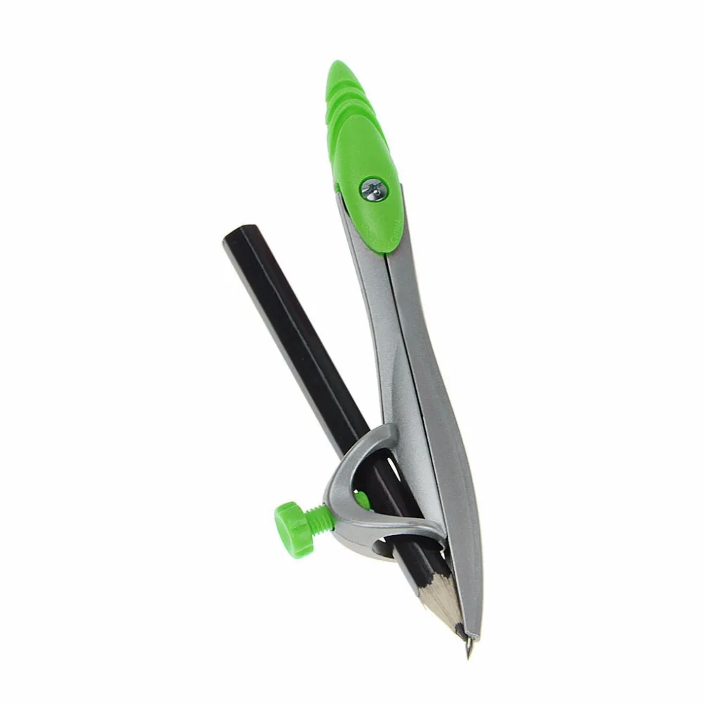 2 piece math tool sets pencil metal compass geometry kit with