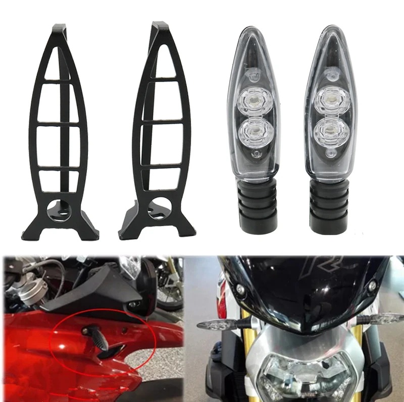 

For BMW Turn Signal Lights Front Indicators for BMW R1200 GS R 1200 GS ADVENTURE K1300 R R800GS F 800 R F800 R Turn Signal Cover
